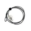 Anti Diefstal Kabel Met Slot, 2 Mtr. 1 Anti Diefstal Kabel Met Slot, 2 Mtr. -Kajak Verkoop Winkel baladeo anti diefstal kabel met slot 2 mtr